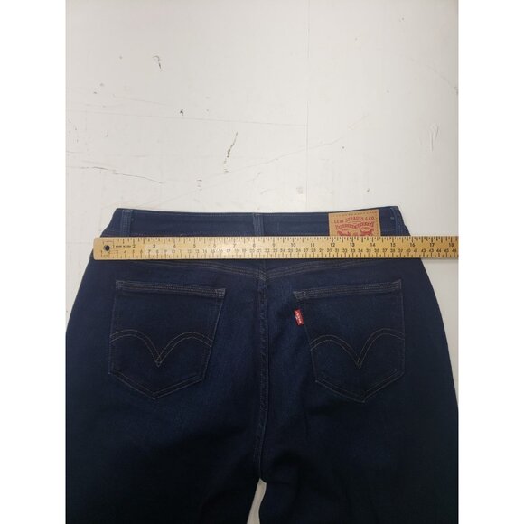 Levi Strauss & Co 529 Curvy Bootcut Dark Wash Jeans Size 12 Pre Owned - Picture 9 of 10